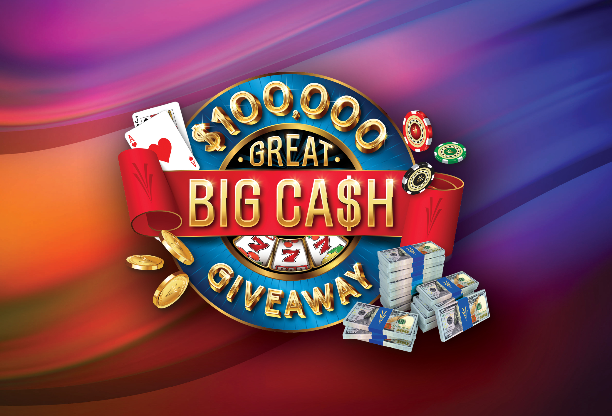 Gran sorteo de $100 000 en efectivo del club de jugadores del Valley View Casino & Hotel
