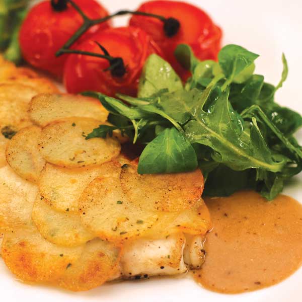 Enjoy the signature Mediterranean Branzino at Black&Blue during your next visit to Valley View Casino.