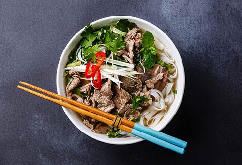 Stix offers flavors of the Far East at our noodle bar featuring phở, ramen, teriyaki chicken bowls at Valley View Casino.