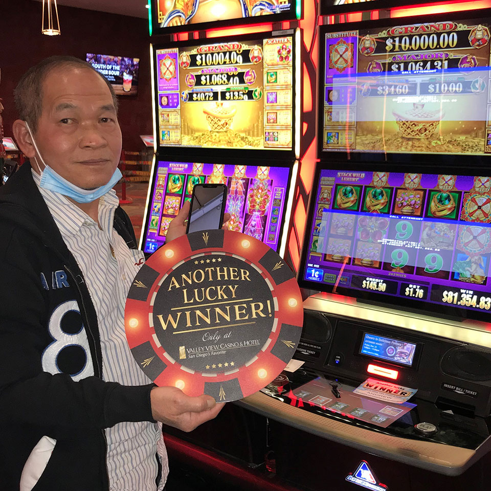 Casino Jackpot Winners at Valley View in San Diego, California
